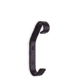 Smedbo B052 4 1/4 in. Coat and Hat Hook in Wrought Iron from the Classic Collection